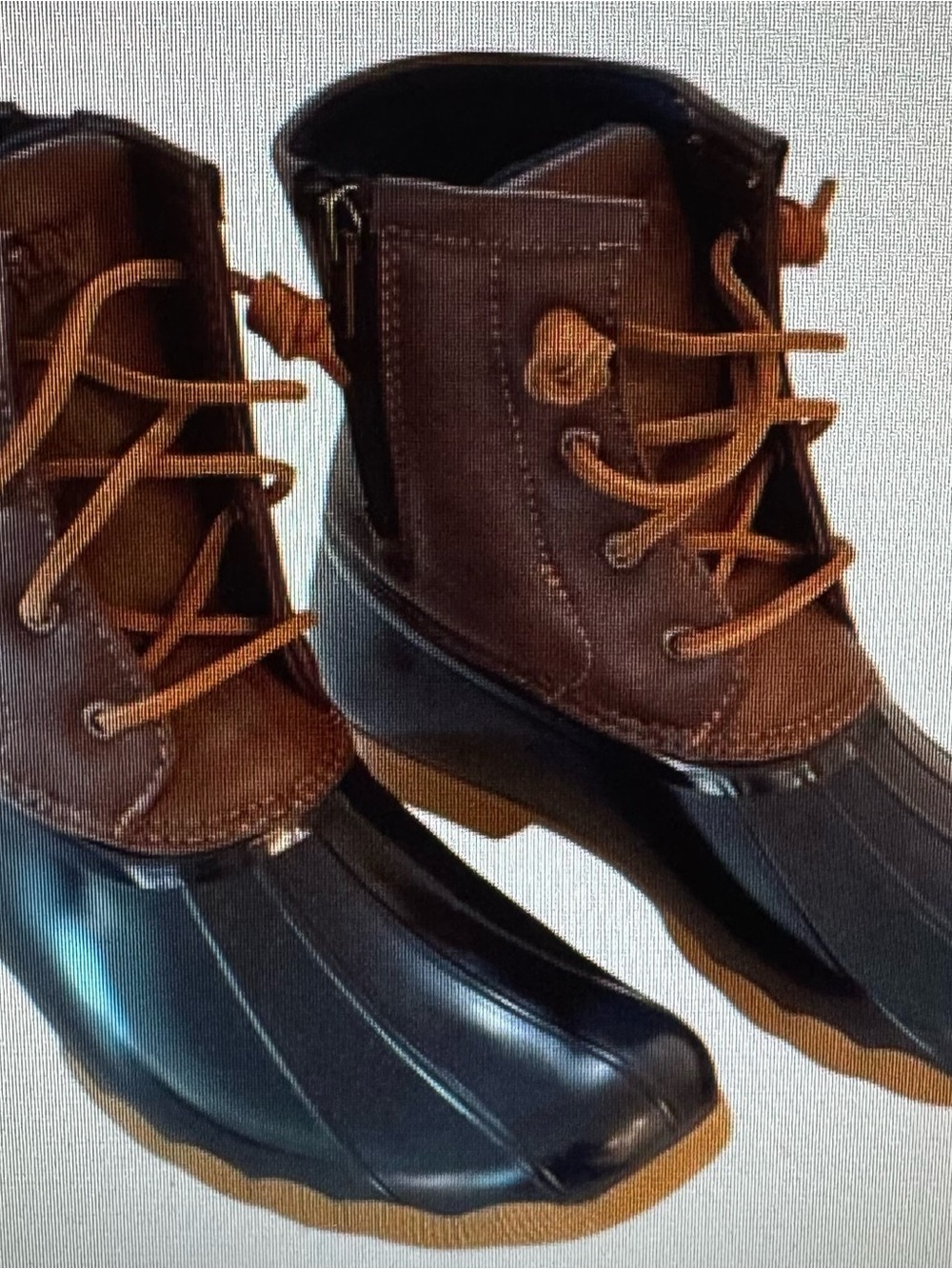 Sperry Saltwater duck boots. Kids 2M